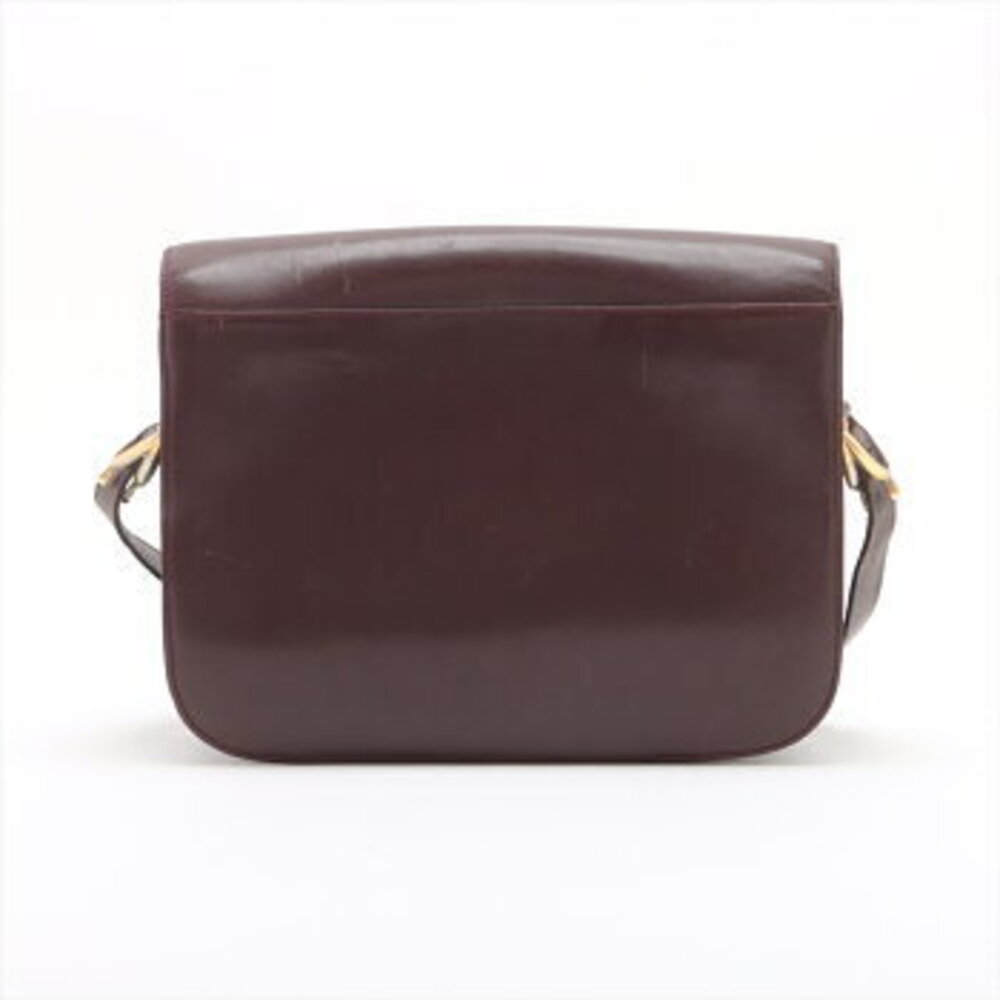 Celine carriage hardware Burgundy Red leather shoulder bag crossbody - Picture 2 of 13